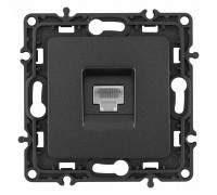 Розетка Ethernet RJ-45 без рамки Arte Milano am-217 217.45-1.black