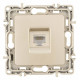 Розетка Ethernet RJ-45 без рамки Arte Milano am-217 217.45-1.shampan