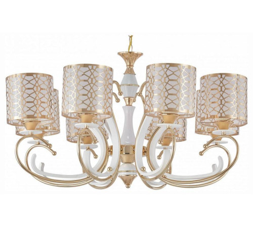 Подвесная люстра Arte Milano Florentia-1237 301237/8 Wh/Gd