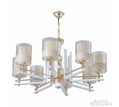 Подвесная люстра Arte Milano Florentia-6087 306087/8 Wh/Gd