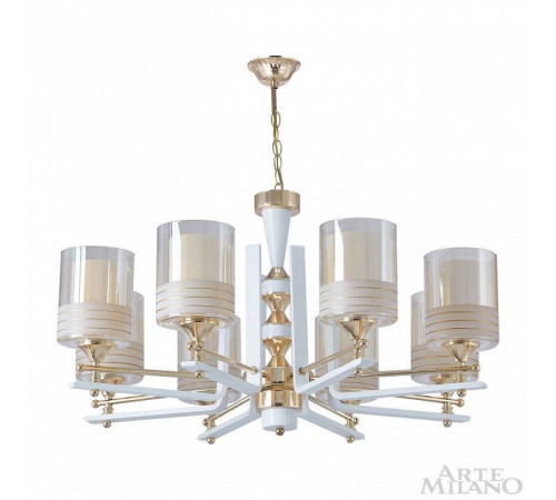 Подвесная люстра Arte Milano Florentia-6087 306087/8 Wh/Gd