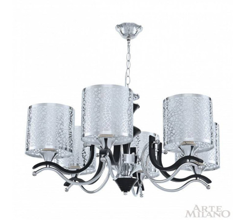 Подвесная люстра Arte Milano Florentia-6787 306787/6 Bk/Ni