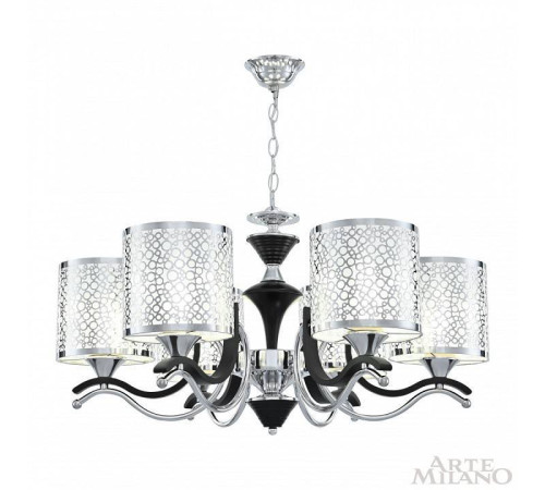Подвесная люстра Arte Milano Florentia-6787 306787/6 Bk/Ni