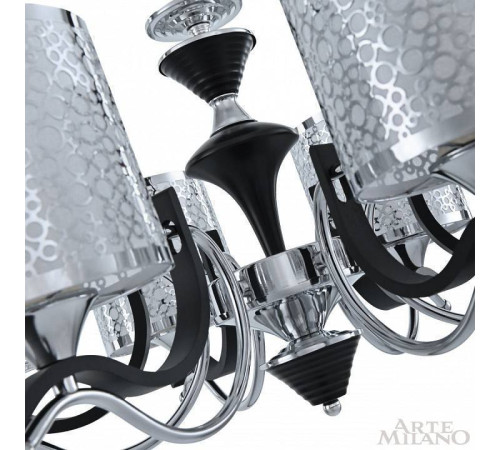 Подвесная люстра Arte Milano Florentia-6787 306787/6 Bk/Ni