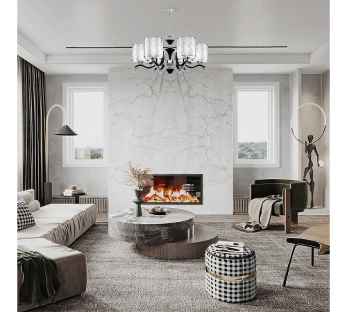 Подвесная люстра Arte Milano Florentia-6787 306787/6 Bk/Ni