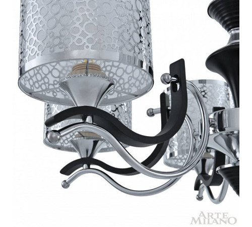 Подвесная люстра Arte Milano Florentia-6787 306787/6 Bk/Ni