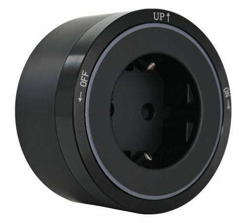 Розетка с заземлением на треке Arte Milano Am-track-sockets 380066TS LED/ES Black