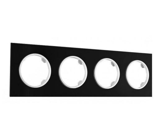 Рамка на 4 поста Arte Milano am-502.01 502.01-4.black