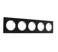 Рамка на 5 постов Arte Milano am-502.01 502.01-5.black