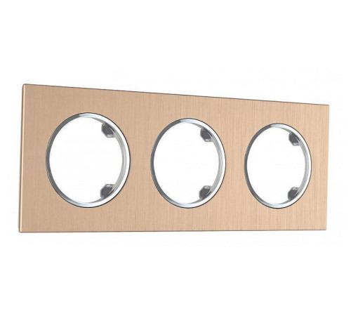 Рамка на 3 поста Arte Milano am-502.11 502.11-3.shampan