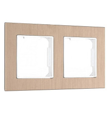 Рамка на 2 поста Arte Milano am-503.12 503.12-2.shampan