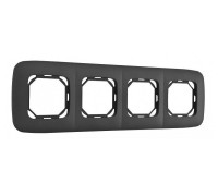 Рамка на 4 поста Arte Milano am-505.05 505.05-4.black