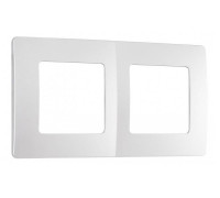 Рамка на 2 поста Arte Milano am-517.17 517.17-2.silver