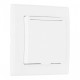 Розетка с заземлением и шторкой, с крышкой Arte Milano SET06-1 SET06-1-41-1 white