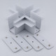 Соединитель X-образный для треков Aployt Magnetic track 220 APL.0285.10.04