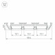 Профиль накладной Arlight PHS-3X-2000 ANOD 2000 мм 013209