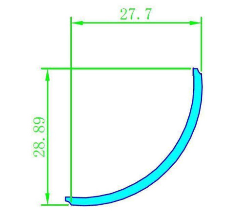Рассеиватель Arlight ARH-KANT-H30-2000 Round Frost-PM 016582