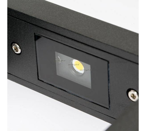 Наземный низкий светильник Arlight LGD-PATH-FRAME-H650-7W Warm3000 (BK, 100 deg, 230V) 021929(1)