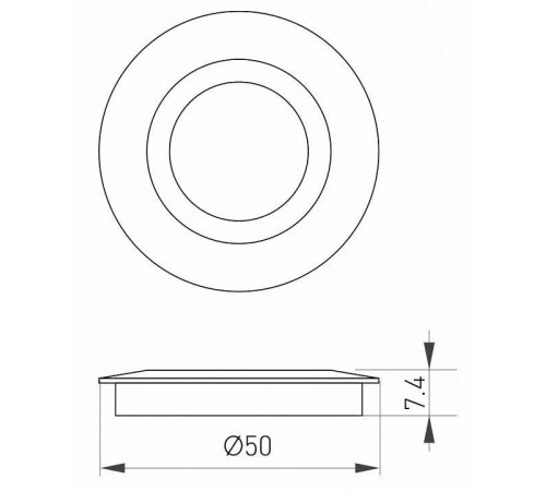 Рамка на 1 пост Arlight Deck 024927