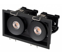 Встраиваемый светильник Arlight CL-SIMPLE-S148x80-2x9W Day4000 (BK, 45 deg) 026877