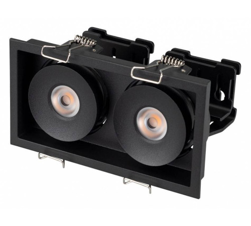 Встраиваемый светильник Arlight CL-SIMPLE-S148x80-2x9W Day4000 (BK, 45 deg) 026877