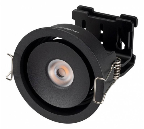 Встраиваемый светильник Arlight CL-SIMPLE-R78-9W Warm3000 (BK, 45 deg) 028147