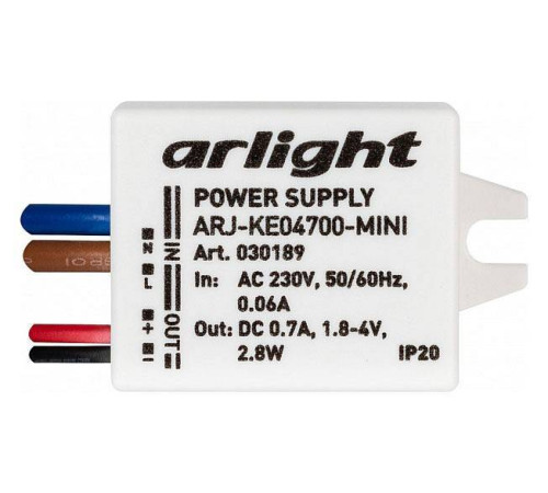 Блок питания с проводом Arlight ARJ 030189