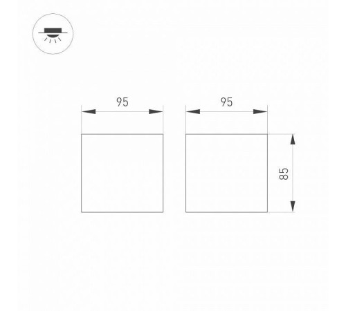 Накладной светильник Arlight ORIENT 031866