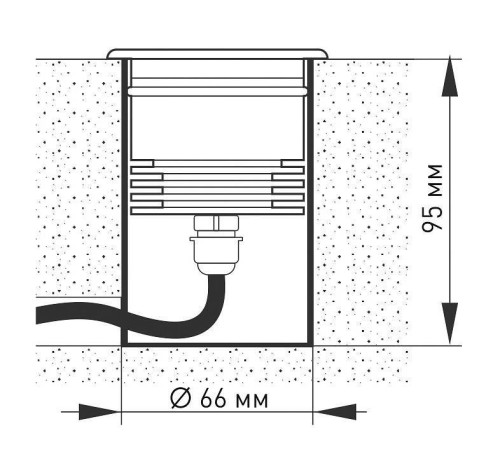 Встраиваемый в дорогу светильник Arlight Ground 032213