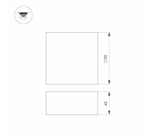 Светильник для потолка Грильято Arlight GRIGLIATO 038336(1)