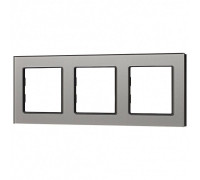 Рамка на 3 поста Arlight GLARE 043801