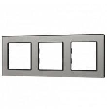 Рамка на 3 поста Arlight GLARE 043801