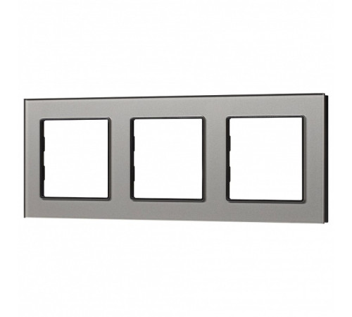 Рамка на 3 поста Arlight GLARE 043801