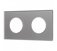 Рамка на 2 поста Arlight GLARE 043837