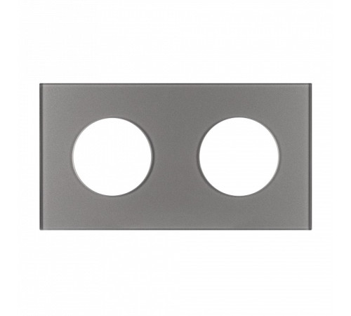 Рамка на 2 поста Arlight GLARE 043837