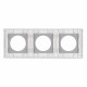 Рамка на 3 поста Arlight GLARE 043838