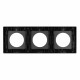 Рамка на 3 поста Arlight GLARE 043839