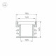 Профиль накладной Arlight FLOOR 045672