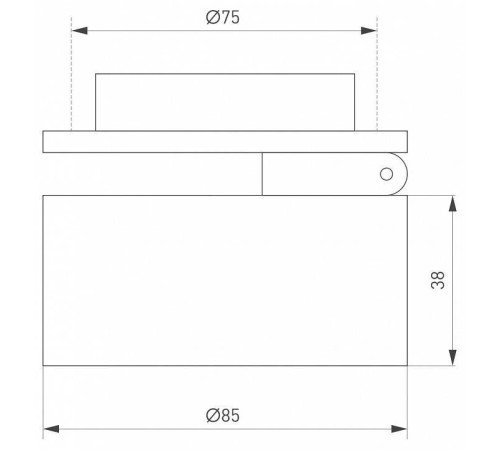 Встраиваемый светильник Arlight POT 045780