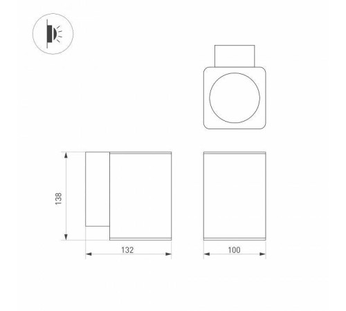Накладной светильник Arlight LGD-EVO 046187