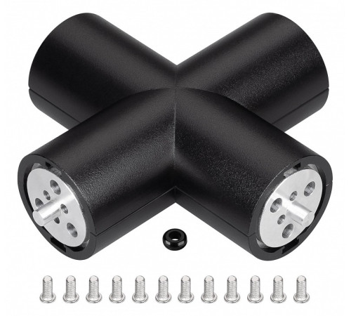 Соединитель угловой X-образный накладной Arlight ROUND 050544