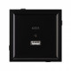 Розетка 2хUSB type A и C без рамки Arlight SCT-TENDO 054095