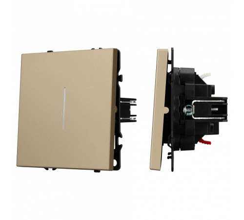 Выключатель проходной одноклавишный без рамки Arlight SWT 054262