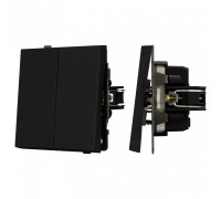 Выключатель двухклавишный без рамки Arlight SWT 054544