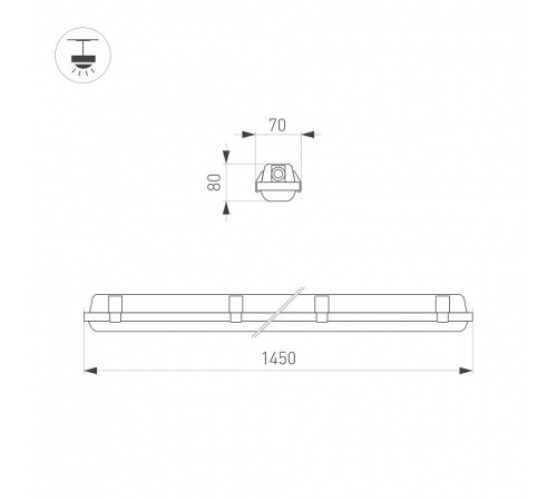 Накладной светильник Arlight DALLAS 055196