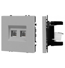 Розетка двойная Ethernet RJ-45 без рамки Arlight SCT-NOBE 059451