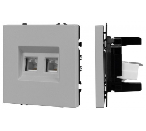 Розетка двойная Ethernet RJ-45 без рамки Arlight SCT-NOBE 059451