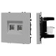 Розетка двойная Ethernet RJ-45 без рамки Arlight SCT-NOBE 059451