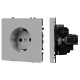 Розетка с заземлением, без рамки Arlight SCT-NOBE 059453