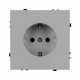 Розетка с заземлением, без рамки Arlight SCT-NOBE 059453
